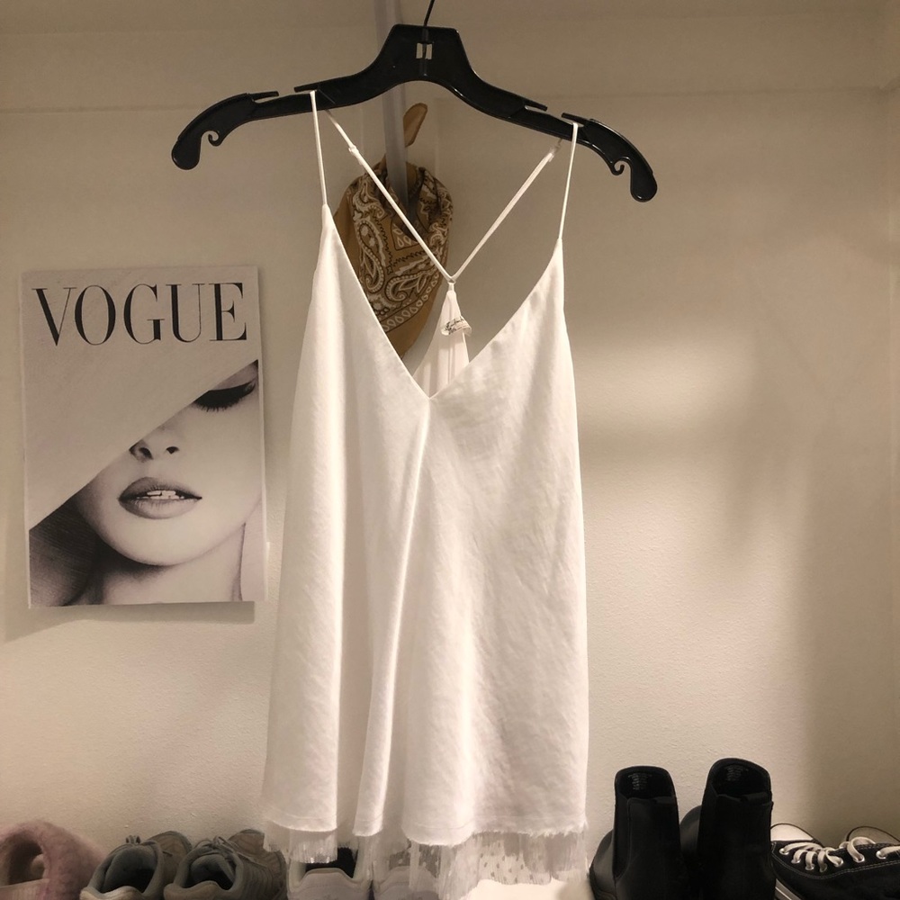 Free People white tank top